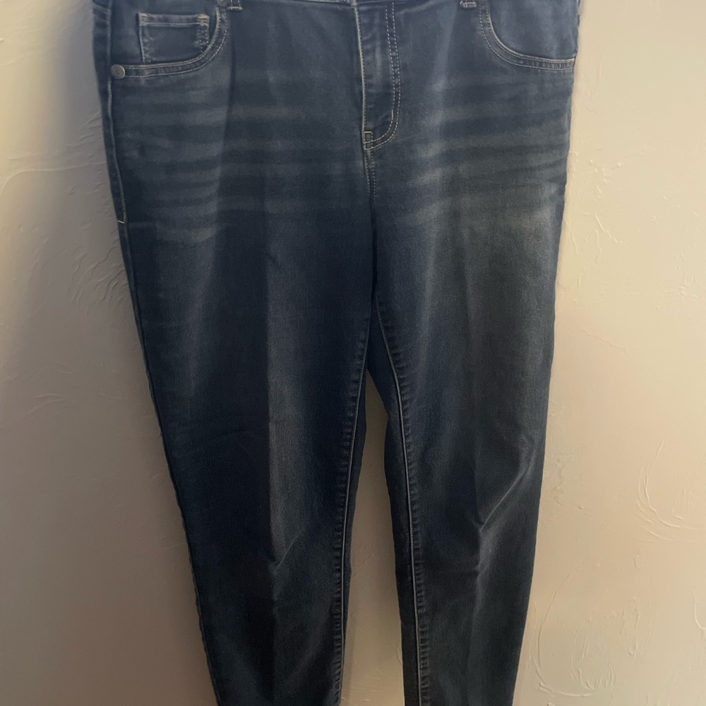 Maurices Dark Blue Skinny Jeans
